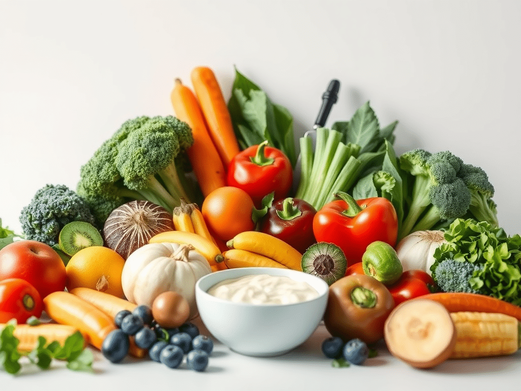 fresh fruits and vegetables